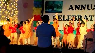 3rd Bn apsp English medium school annual day celebrations 2024 my child group dance.