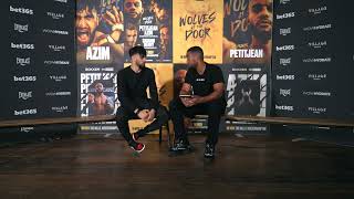 Adam Azim discusses upcoming Franck Petitjean European title fight