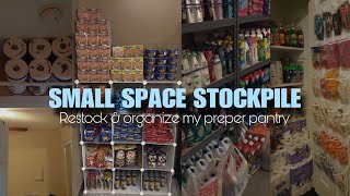 STOCKPILE RESTOCK & COUPONING | SMALL SPACE ORGANIZATION | TIPS&TRICKS #prepperpantry #stockpiling