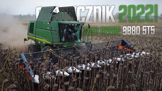 Żniwa Słonecznika 2022! na Dużą Skale! ☆ JOHN DEERE 9880 STS ☆ JEDYNY TAKI ZESTAW W LUBUSKIM! ☆ AW ™