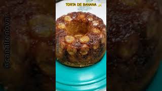 TORTA DE BANANA 🍌 #youtubeshorts #shorts