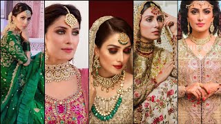 Gorgeous Aiza Khan's elegant and beautiful bridal style ideas.