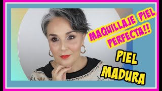 TIPS PARA MAQUILLAJE PIEL PERFECTA A LOS 50/PIEL MADURA Y SECA