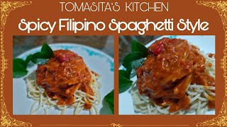 How to Make Spicy Filipino  Style Spaghetti