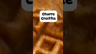 Churro Croiffle (croissant waffle)