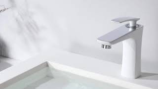 Super schöne Badarmatur!CECIPA Wasserhahn Bad Weiss,