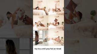 Lazy Girl Bed Workout | If you are addicted of your bed | #shorts