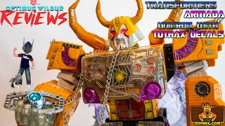 Optimus Wilbur Reviews: Transformers Armada Unicron w/ Toyhax Decals