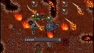 6 level vs Hellspawn #tibia 2024