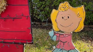 Sally Brown | Peanuts Character | Christmas Yard Art | Picketsbyfaith