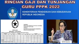 RINCIAN GAJI DAN TUNJANGAN GURU PPPK 2022