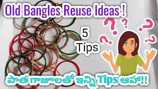 Old Bangles Reuse Idea | Diy | Wall Hanging | Table Mat | Fridge Magnet | Money Saving Tips