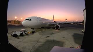 Iberia A330 pushing out of E6G