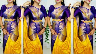 1 minute me Saree pahne Elegant styles❤️/Infinity Drape/Occasions saree Wearing new styles