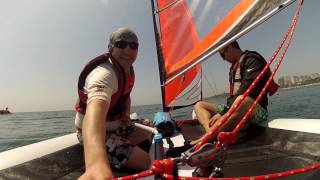 Minicat 420 Emotion Catamaran sail around İstanbul