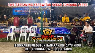 LIVE TAYUB SEKAR CONDONG LARAS - SEDEKAH BUMI DUSUN BANARAN KEDUNGADEM 2024