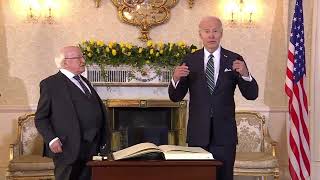 President Joe BIDEN in Ireland: "I'm not going home. I'm staying here." #unitedstates #joebiden