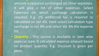 expenses and userfield