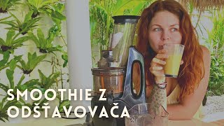 Príprava smoothie z odšťavovača BRAWO Life