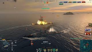 WorldOfWarships 戰艦世界德國金幣巡洋船GRAF SPEE試玩