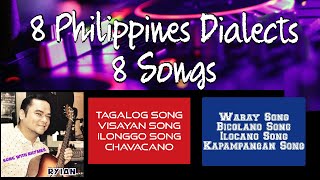 PHILIPPINES DIALECTS SONG  / 8 DIALECTS - 8 SONGS/ COVER/ RYIAN F. ALMELOR