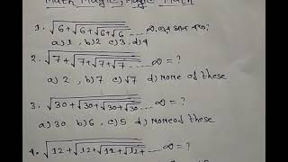 MAGIC MATH | অঙ্কের ম্যাজিক | TRICKS | lec-01| WBCS | RAIL| BANK| WBP | SI |