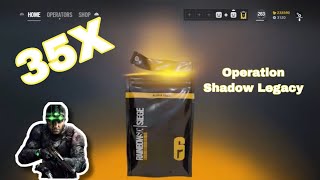 35 Alpha Pack Opening in Operation Shadow Legacy | Rainbow Six Siege