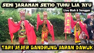 Tari Gandrung Banyuwangi Bersama Tiga Penari Cantik Jaranan Setio Tuhu Lia Ayu Live Blok 8 Sanggar