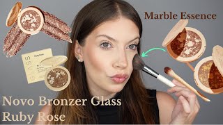 BRONZER e ILUMINADOR MARMORIZADO da GLASS RUBY ROSE | Marble Essence Bronzer Marmorizado Glass