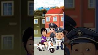 Bantu pak polisi menangkap penjahat#shorts #kartun #animasi