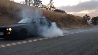 Turbo e30 Big Burnout