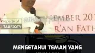 CARA MENGETAHUI TEMAN YANG MUNAFIK - Ust. ABDUL SOMAD Lc,.MA