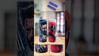 TUMBLER SHOWDOWN: Who's Your Favorite? Joker, Harley, Deadpool & Wolverine #shortsvideo #joker