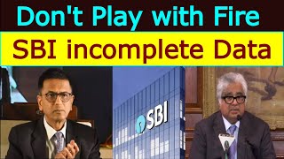 Contempt Notice Against SBI? SBI submit incomplete Electoral Bonds Data.