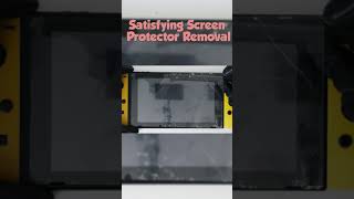 Removing Nintendo Switch Screen protector | Satisfying | #Short #Shorts