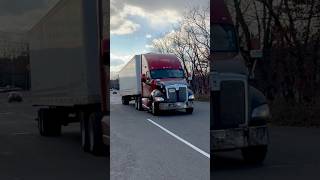 A Nice Kenworth Rolls through south Plainfield with Nice & Smooth Horns & a very friendly driver!