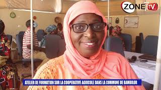 ATELIER DE FORMATION SUR LA COOPERATIVE AGRICOLE DANS LA COMMUNE DE BAMBILOR