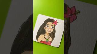 Drawing everyday for 30days💪|(Day22)|Moana🏝️|#disney#moana#trending##viralvideo#art#disney#art