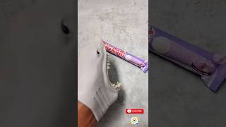 Shark puppet eats Nabati Rolls Snack #asmr #viral