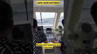 🔴KAPAL DI HANTAM BADAI MASIH TETAP TENANG#shortvideo #shorts #kapal