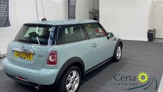 2013 Mini ONE 1.6 Petrol Manual 3dr