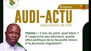 TOGO //Politique: Dr.Kodjovi Thon, Président National du parti Nouvelle Vision sur radio victoire Fm