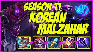 SEASON 11 KOREN MALZAHAR COMEBACK | MELT TANKS WITH NEW ITEMS| LEAGUE OF LEGENDS VIDEO MALZAHAR TOP!