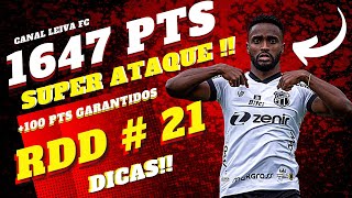 Ataque Monstro Pontuar ALTO !!/ Rodada #21 Cartola fc