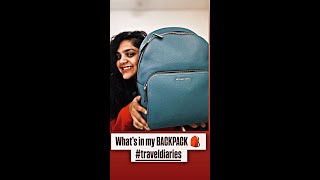 WHAT'S IN MY BACKPACK || SRUTHIRANJANI