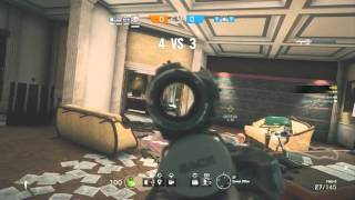 Rainbow Six Siege: REKT! 5 headshots in one Round !