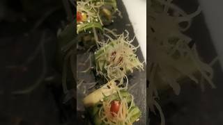 Sushi yummy sushi Japanese food pure veg sushi Made by chef pawan india hotel #shorts