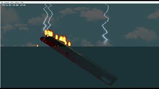 Floating Sandbox #24 | ThunderStorm strikes every ship! |