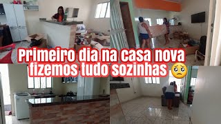 REALIDADE POS MUDANÇA 😰 COMECEI A ARRUMAR A CASA 🥰 A SALA E COZINHA  ESTA LINDA😭