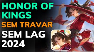 HONOR OF KINGS TRAVANDO no CELULAR - COMO RESOLVER e TIRAR o LAG para AUMENTAR o FPS